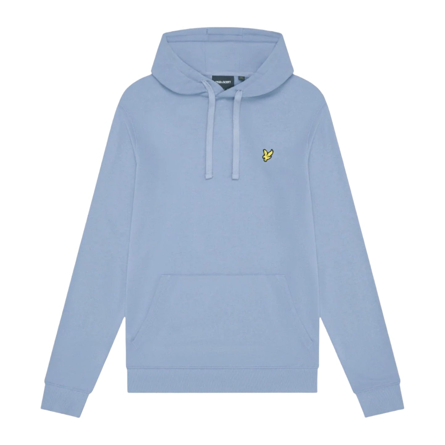 Crafted Blue - Front - Lyle & Scott Mens Pullover Hoodie