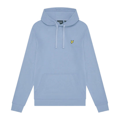 Crafted Blue - Front - Lyle & Scott Mens Pullover Hoodie