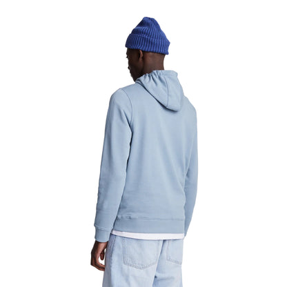 Crafted Blue - Back - Lyle & Scott Mens Pullover Hoodie