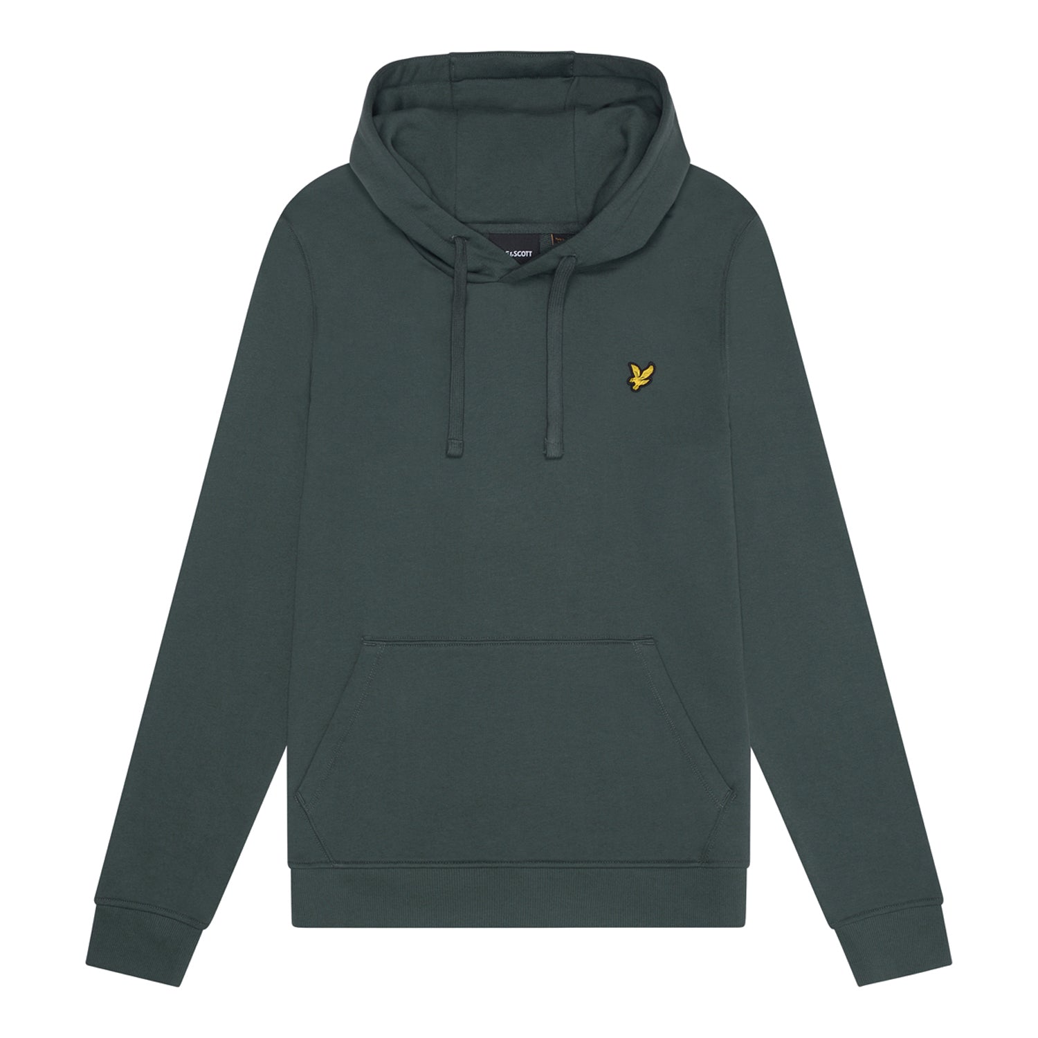 Dark Green - Pack Shot - Lyle & Scott Mens Pullover Hoodie