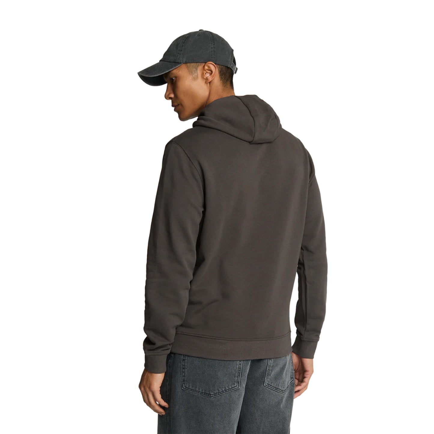 Gunmetal - Back - Lyle & Scott Mens Pullover Hoodie