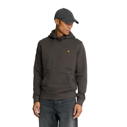 Gunmetal - Side - Lyle & Scott Mens Pullover Hoodie