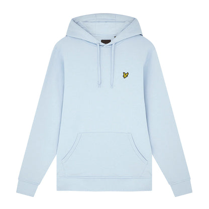 Light Blue - Front - Lyle & Scott Mens Pullover Hoodie
