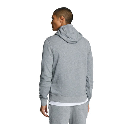 Mid Grey Marl - Back - Lyle & Scott Mens Pullover Hoodie