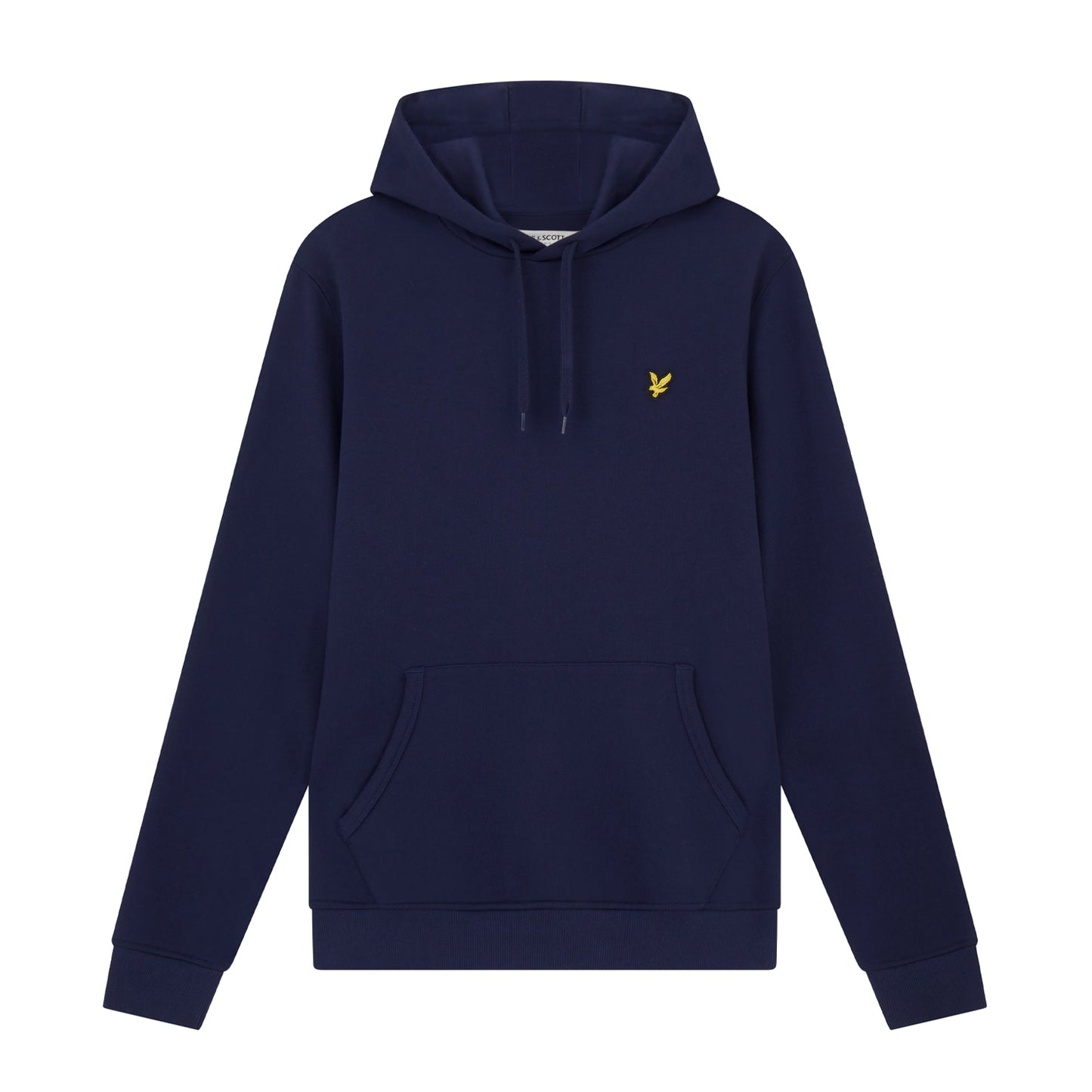Navy - Front - Lyle & Scott Mens Pullover Hoodie