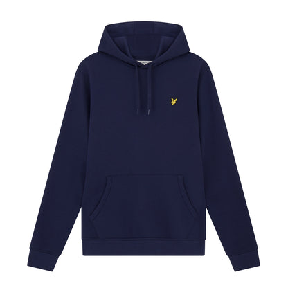 Navy - Front - Lyle & Scott Mens Pullover Hoodie
