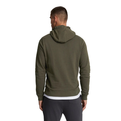 Olive - Back - Lyle & Scott Mens Pullover Hoodie