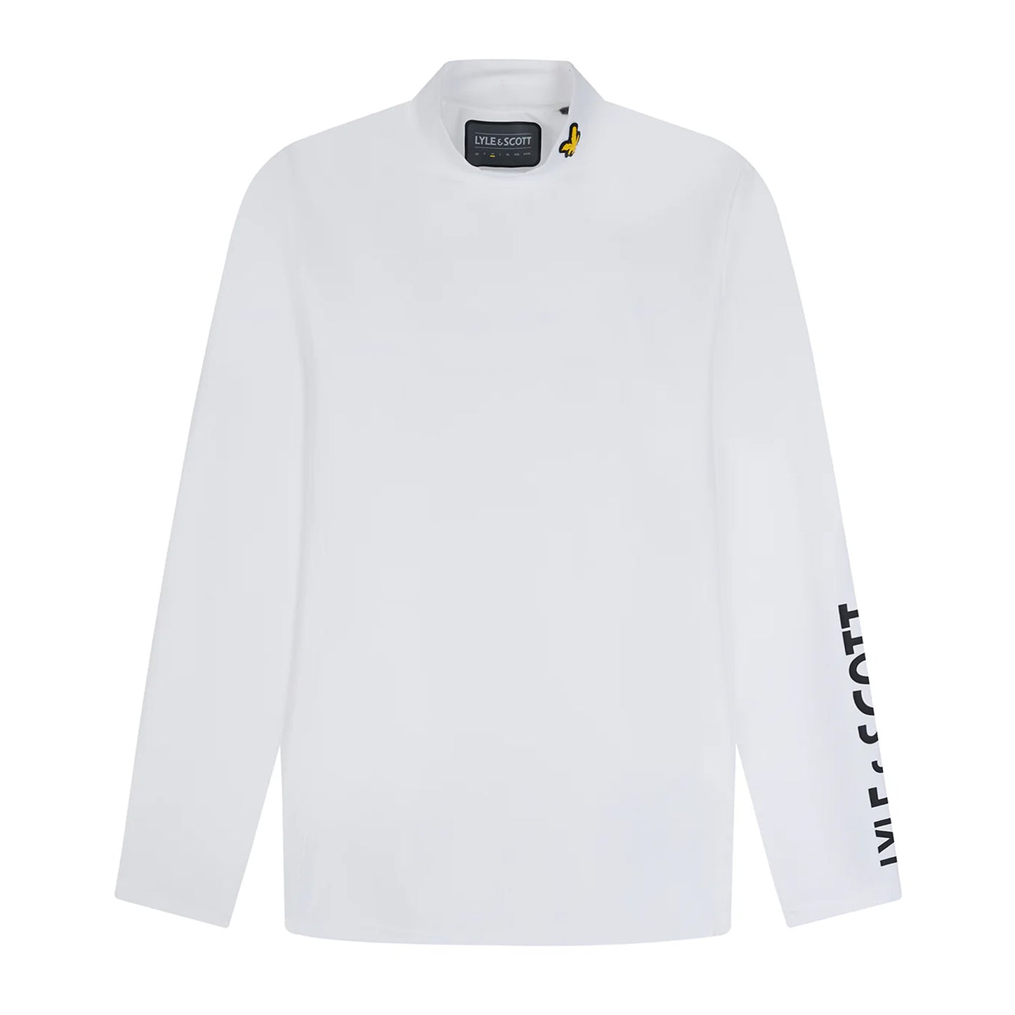 White - Front - Lyle & Scott Mens Technical Golf Base Layer Top