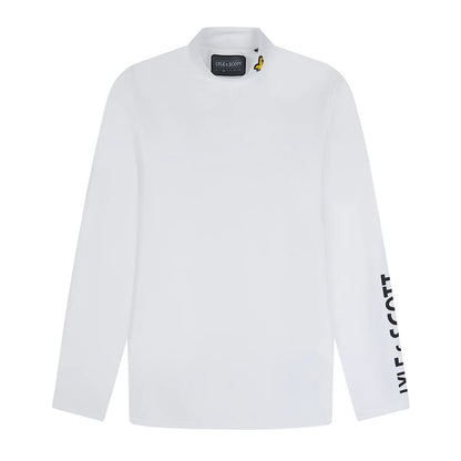 White - Front - Lyle & Scott Mens Technical Golf Base Layer Top