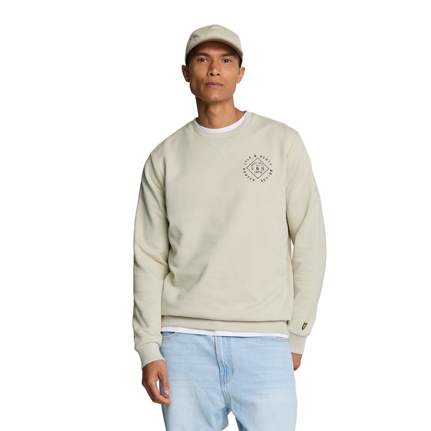 Cove - Lifestyle - Lyle & Scott Mens Stamp Crew Neck Sweatshirt