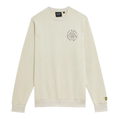 Cove - Front - Lyle & Scott Mens Stamp Crew Neck Sweatshirt