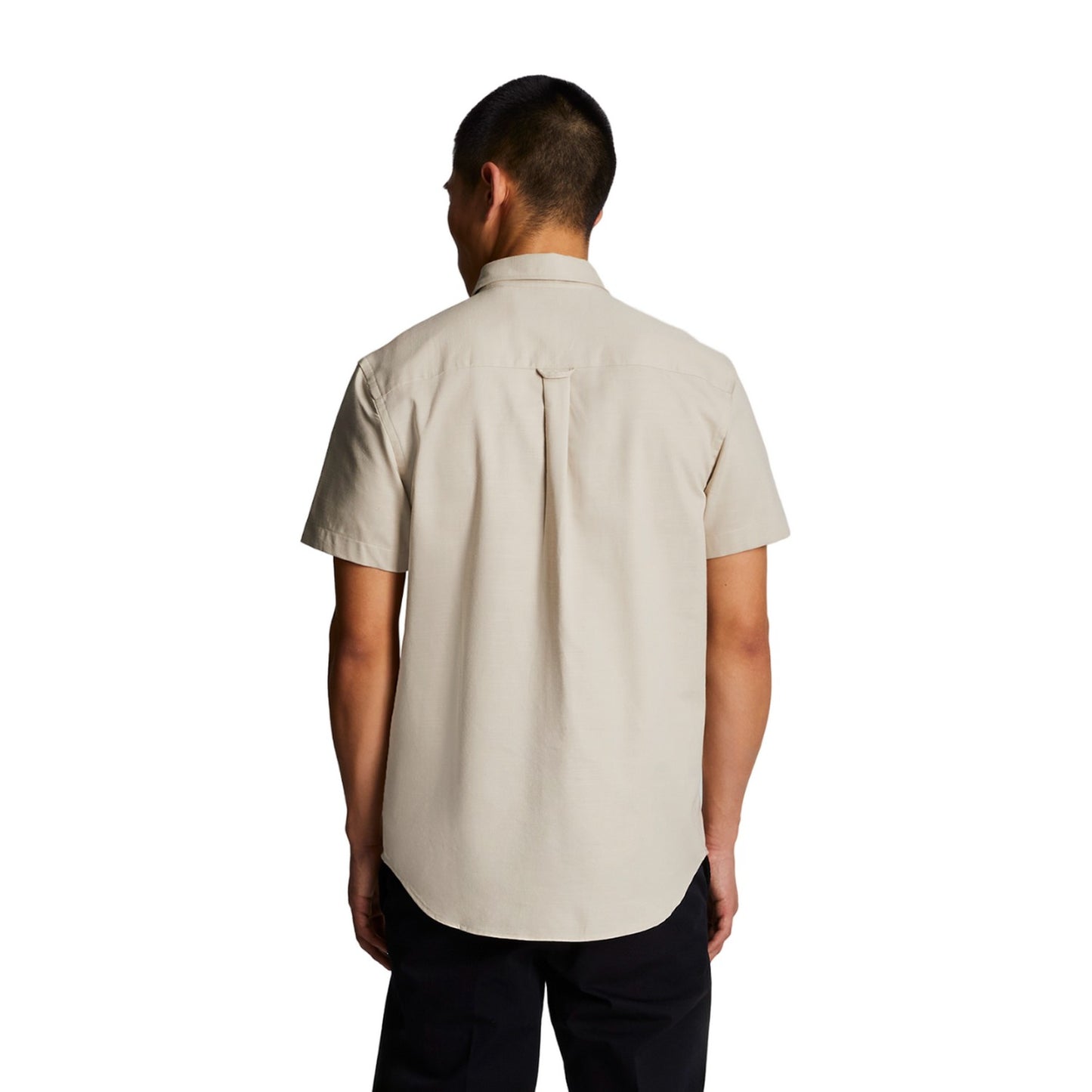 Cove - Back - Lyle & Scott Mens Cotton Slub Short-Sleeved Shirt