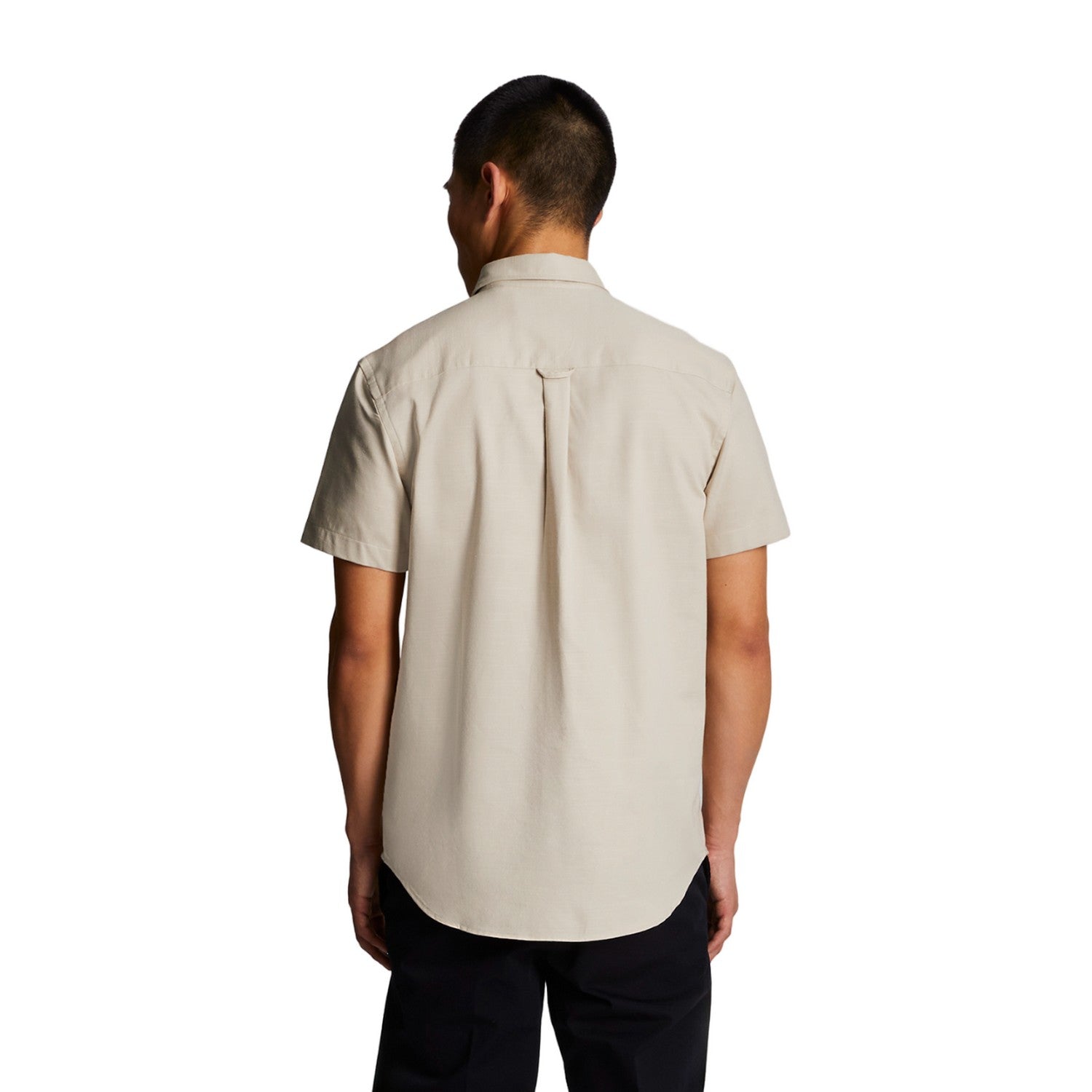 Cove - Back - Lyle & Scott Mens Cotton Slub Short-Sleeved Shirt
