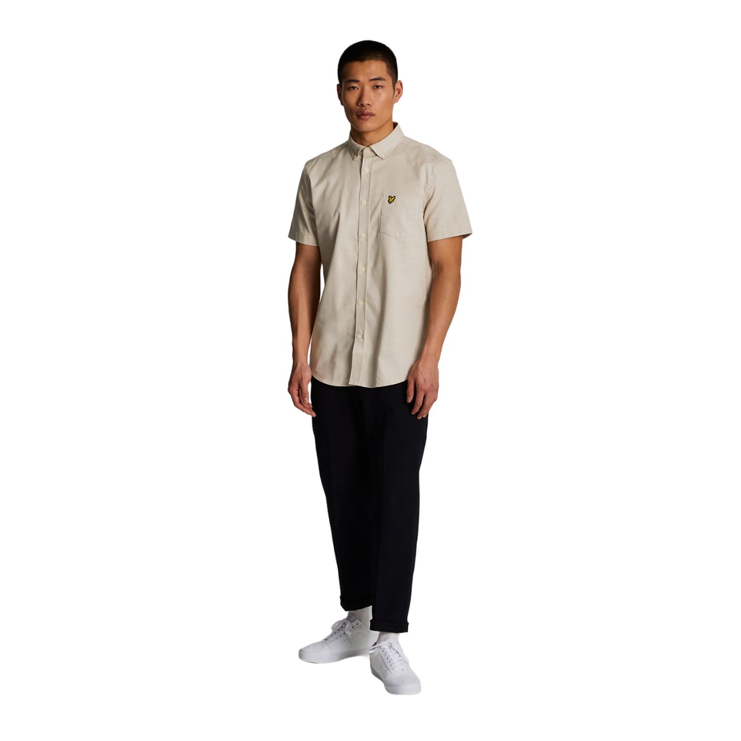 Cove - Lifestyle - Lyle & Scott Mens Cotton Slub Short-Sleeved Shirt