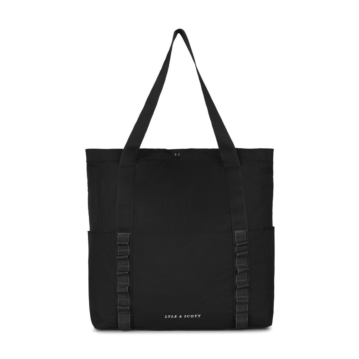Jet Black - Front - Lyle & Scott Ripstop Tote Bag