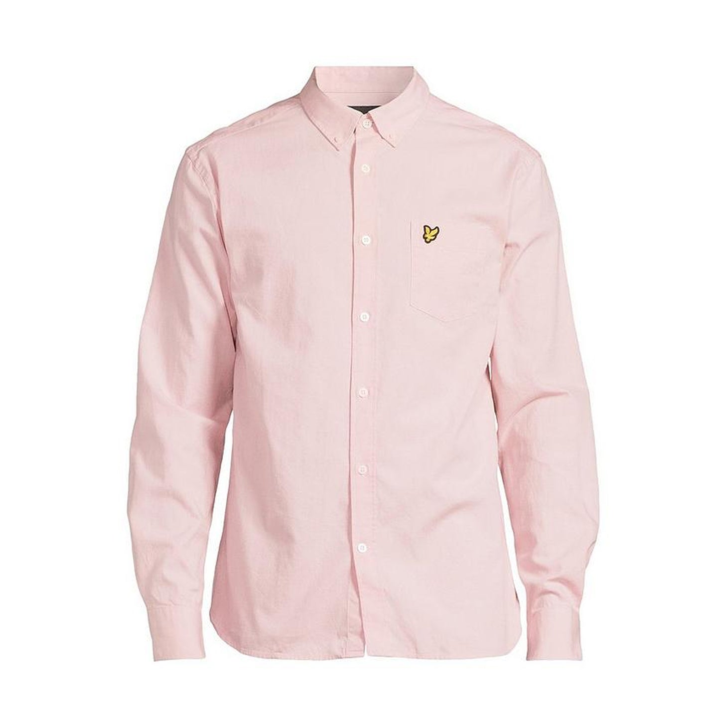 Light Pink - Front - Lyle & Scott Mens Cotton Button-Down Shirt