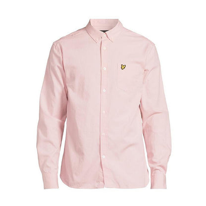 Light Pink - Front - Lyle & Scott Mens Cotton Button-Down Shirt
