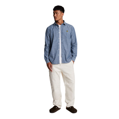 Indigo - Lifestyle - Lyle & Scott Mens Chambray Shirt