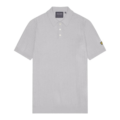 Pebble - Front - Lyle & Scott Mens Grid Polo Shirt