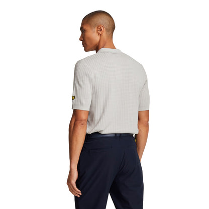 Pebble - Back - Lyle & Scott Mens Grid Polo Shirt