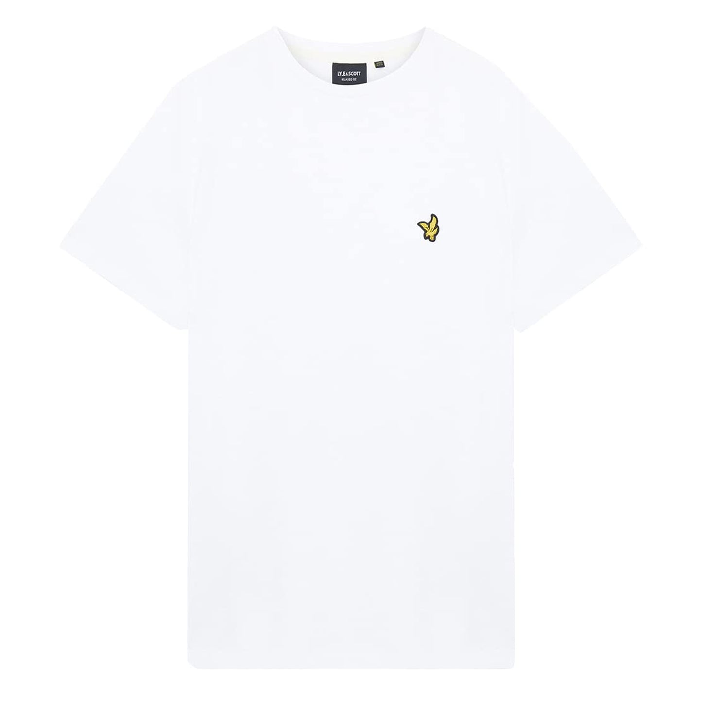 White - Front - Lyle & Scott Mens Slub T-Shirt
