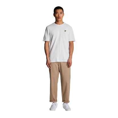White - Lifestyle - Lyle & Scott Mens Slub T-Shirt