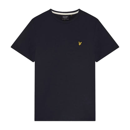 Dark Navy - Front - Lyle & Scott Mens Slub T-Shirt