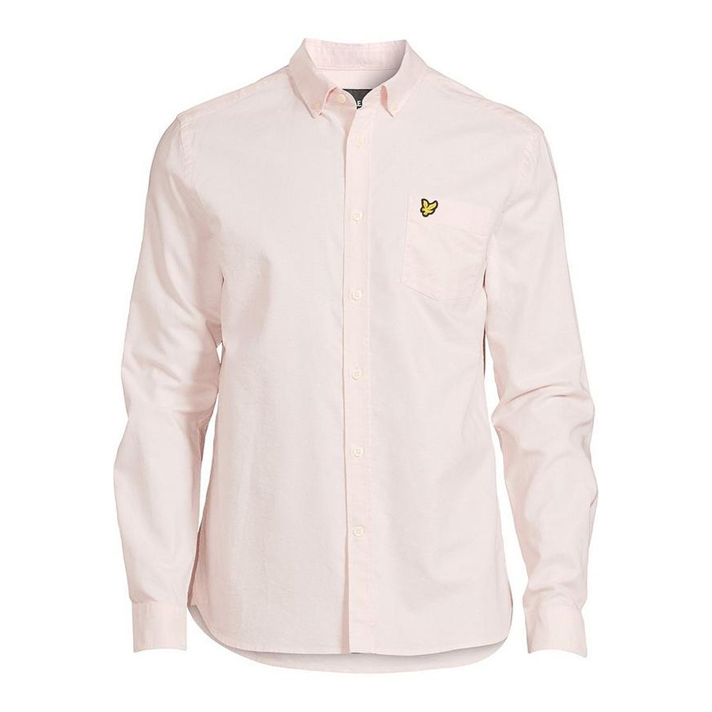 Light Pink - Front - Lyle & Scott Mens Oxford Lightweight Regular Shirt