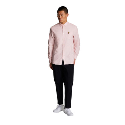 Light Pink - Lifestyle - Lyle & Scott Mens Oxford Lightweight Regular Shirt