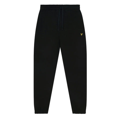 Jet Black - Front - Lyle & Scott Mens Slim Jogging Bottoms