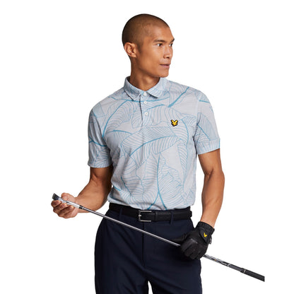 Pebble - Front - Lyle & Scott Mens Floral Polo Shirt