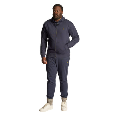 Navy - Lifestyle - Lyle & Scott Mens Plus Full Zip Hoodie