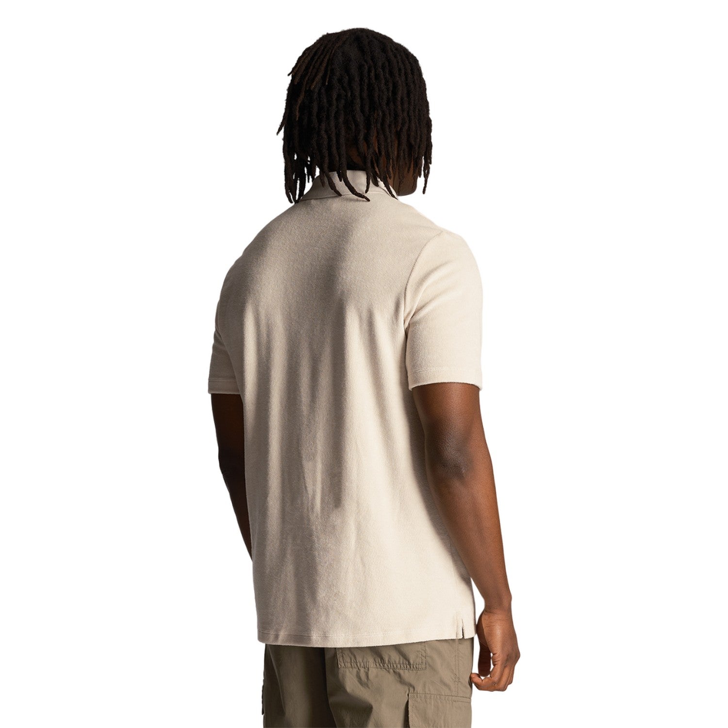 Cove - Back - Lyle & Scott Mens Towelling Polo Shirt