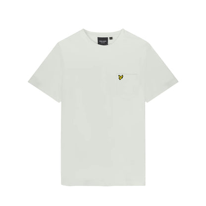 Clear Sky - Front - Lyle & Scott Mens Chest Pocket T-Shirt
