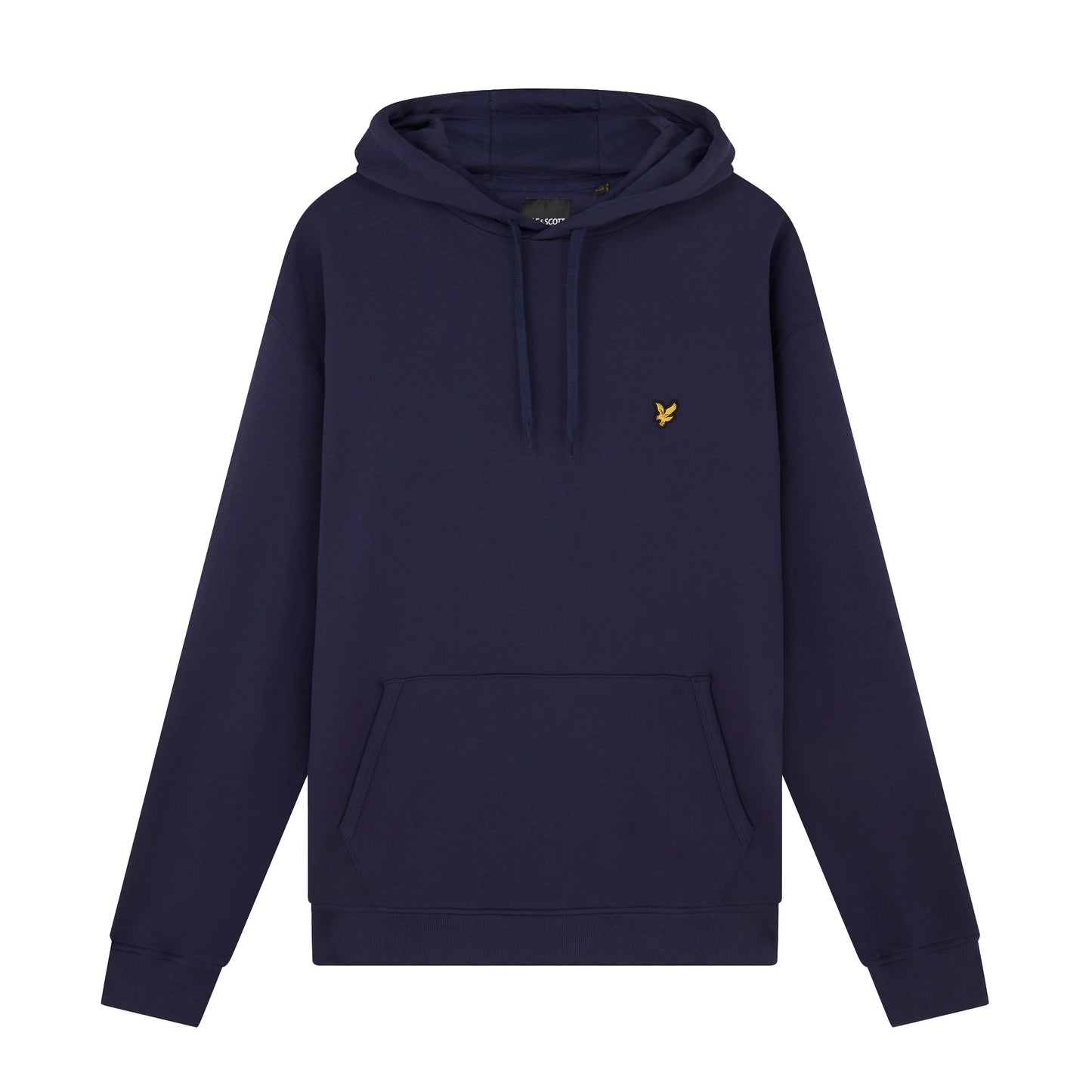Navy - Front - Lyle & Scott Mens Plus Pullover Hoodie