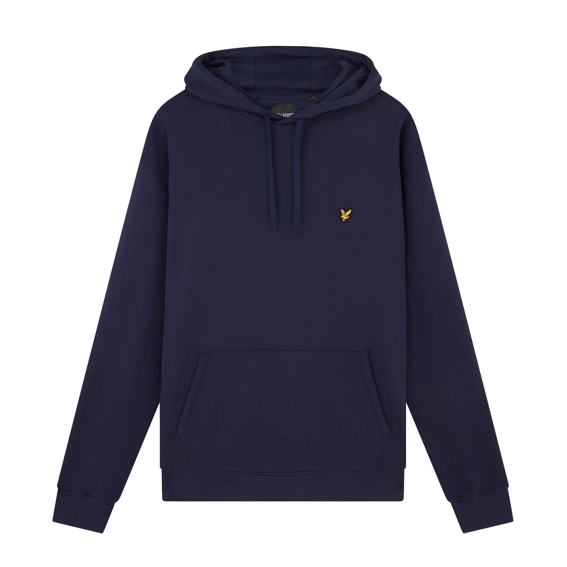 Navy - Front - Lyle & Scott Mens Plus Pullover Hoodie