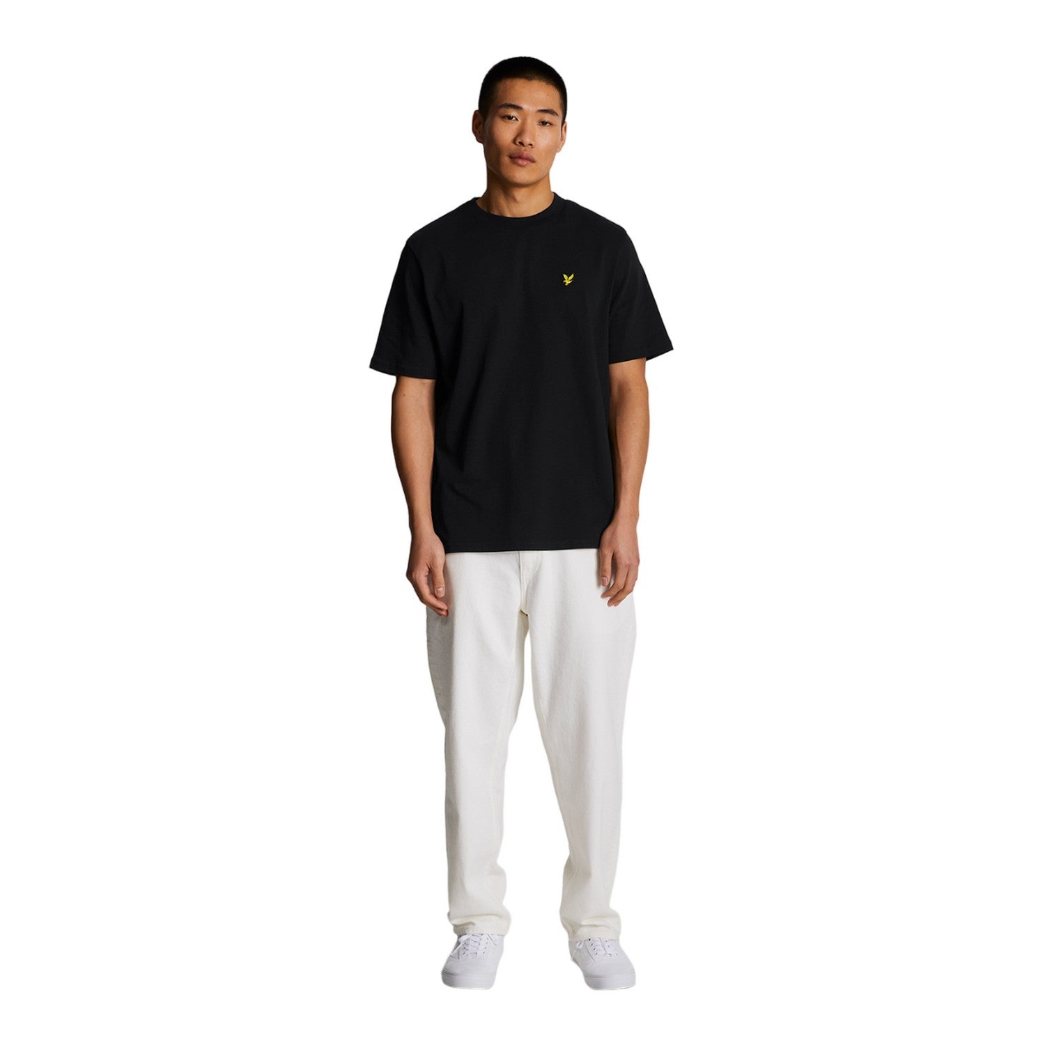 Jet Black - Lifestyle - Lyle & Scott Mens Oversized T-Shirt
