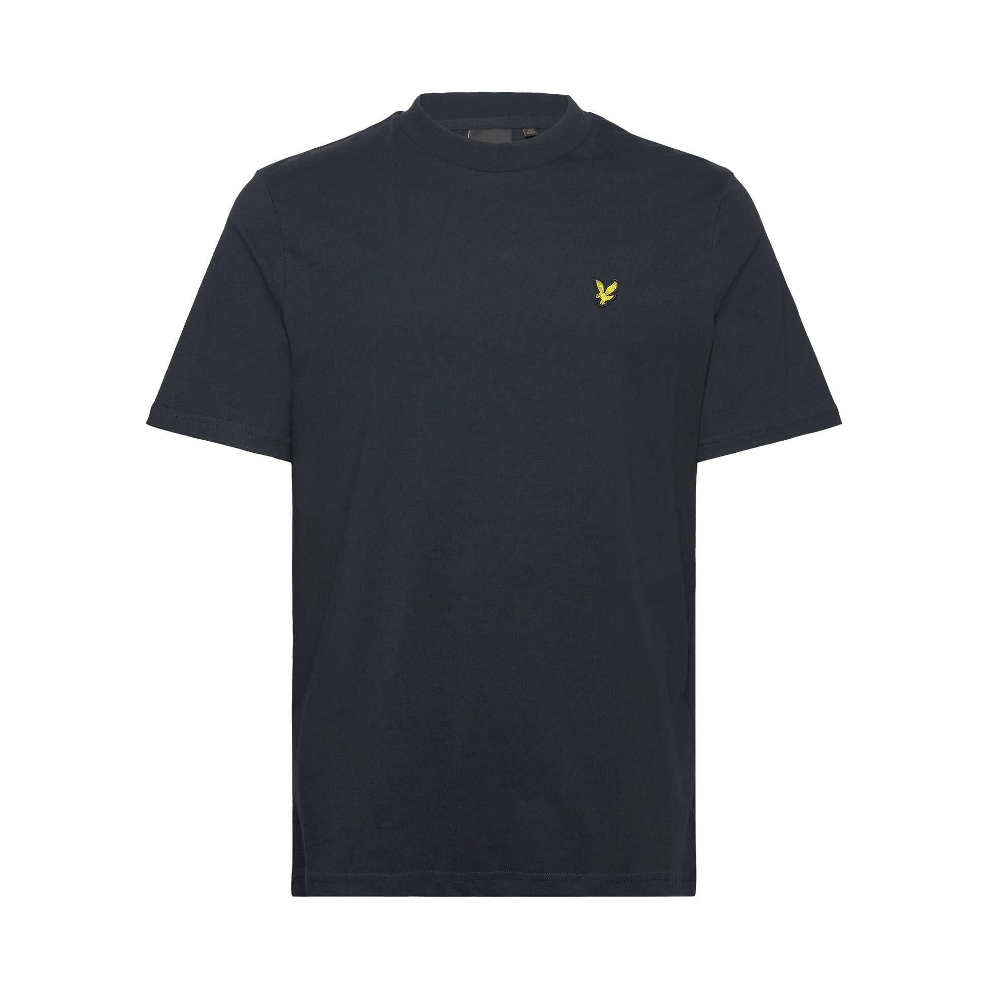 Dark Navy - Front - Lyle & Scott Mens Oversized T-Shirt