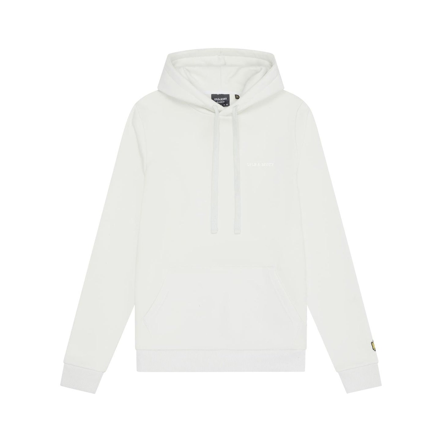 Lowland Blue-White - Front - Lyle & Scott Mens Embroidered Hoodie
