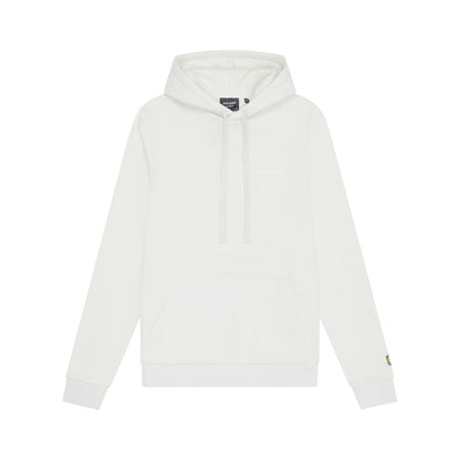 Lowland Blue-White - Front - Lyle & Scott Mens Embroidered Hoodie