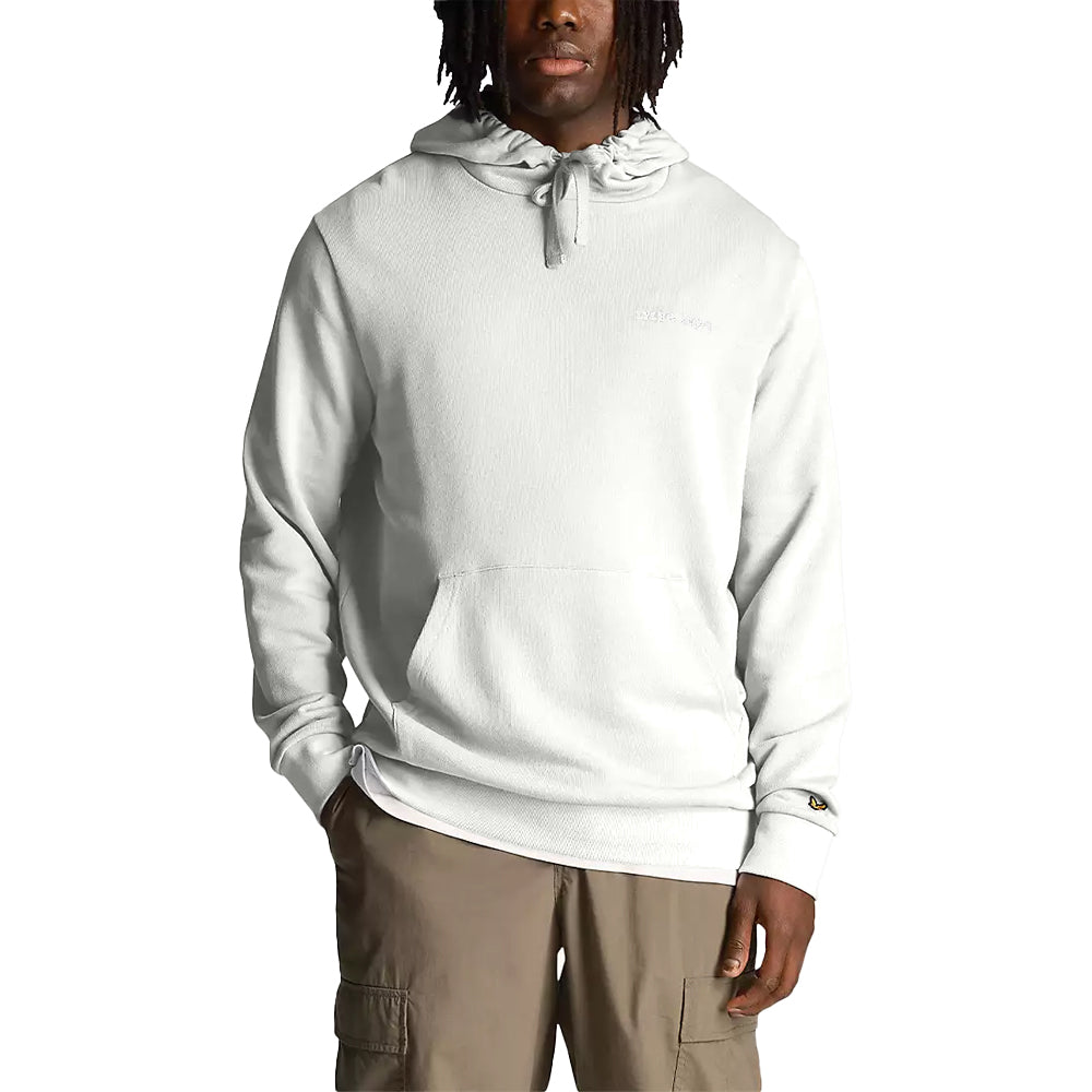 Lowland Blue-White - Back - Lyle & Scott Mens Embroidered Hoodie