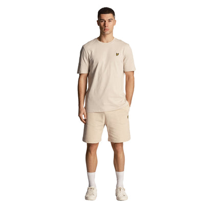 Cove - Side - Lyle & Scott Mens Slub Logo Shorts