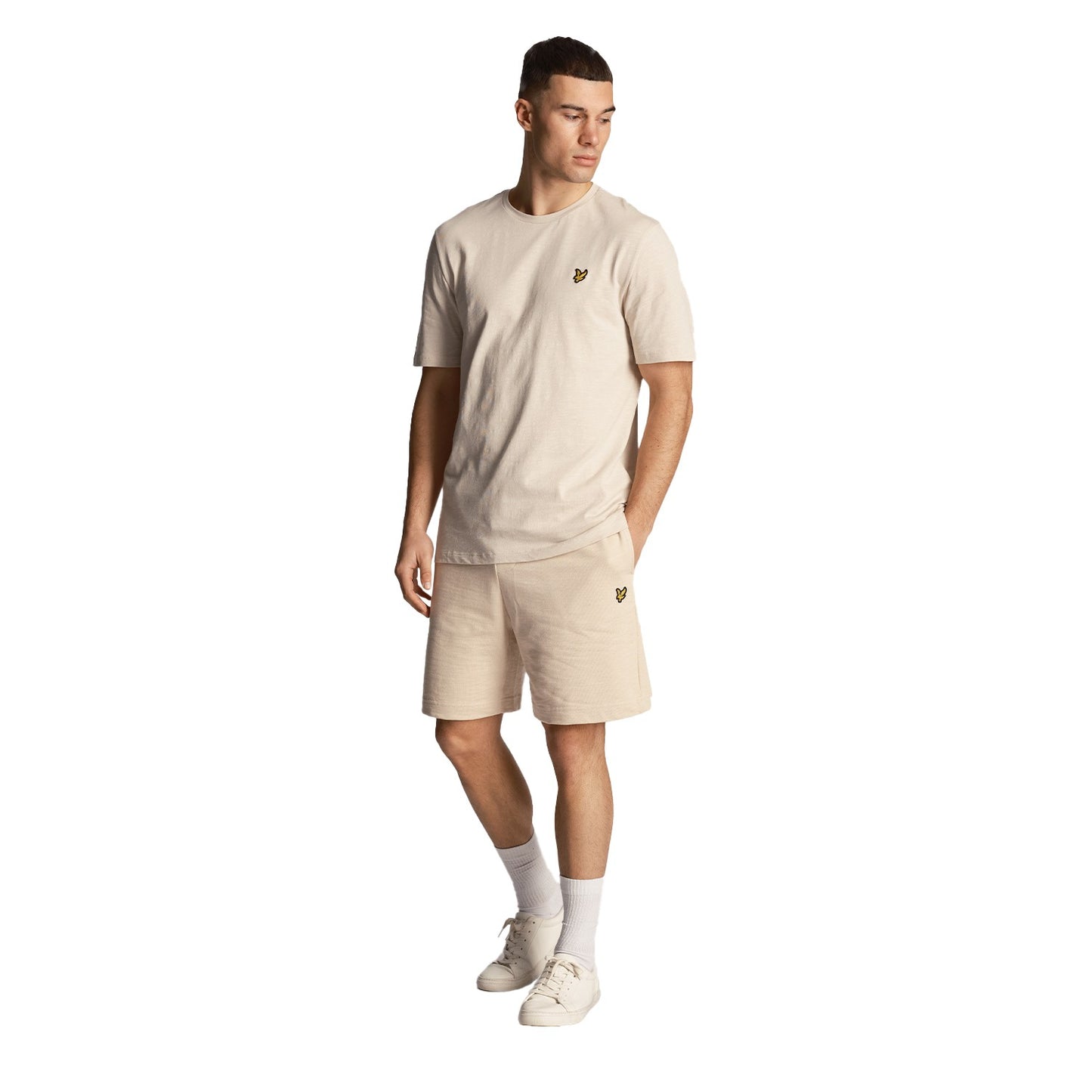 Cove - Lifestyle - Lyle & Scott Mens Slub Logo Shorts