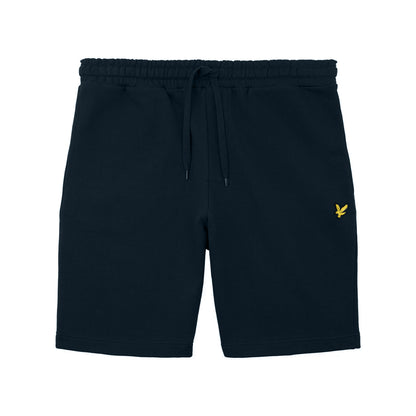 Dark Navy - Front - Lyle & Scott Mens Sweat Shorts