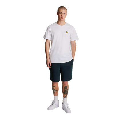 Dark Navy - Side - Lyle & Scott Mens Sweat Shorts