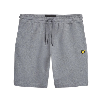 Grey Marl - Front - Lyle & Scott Mens Sweat Shorts