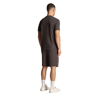 Gunmetal - Back - Lyle & Scott Mens Sweat Shorts