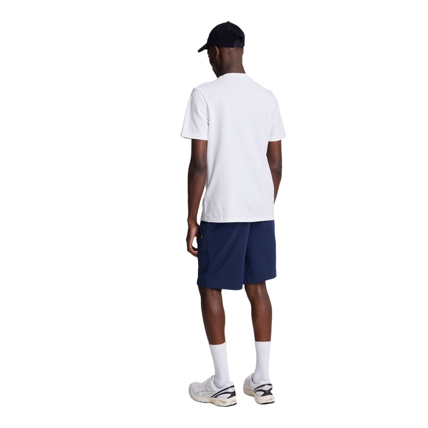 Navy - Back - Lyle & Scott Mens Sweat Shorts