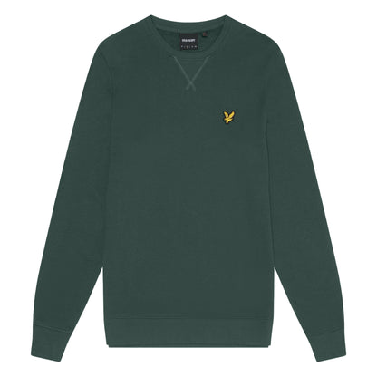 Argyle Teal - Front - Lyle & Scott Mens Crew Neck Long-Sleeved Sweatshirt