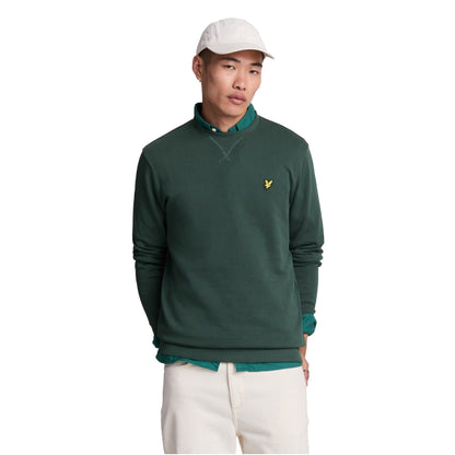 Argyle Teal - Lifestyle - Lyle & Scott Mens Crew Neck Long-Sleeved Sweatshirt